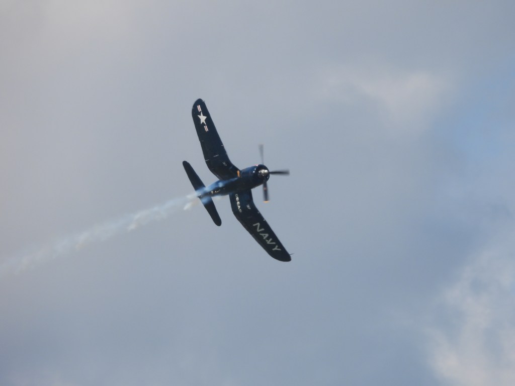 Ein Flugzeug der Flying Bulls