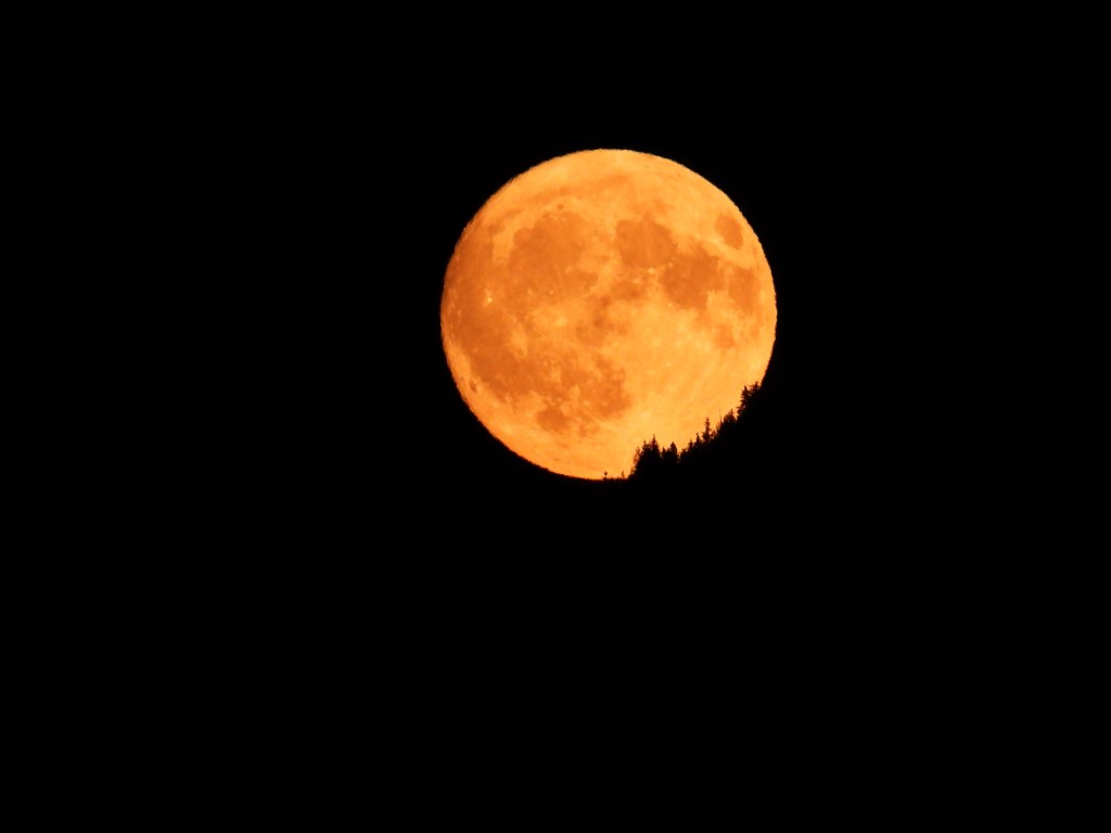 Nahaufnahme des Mondes